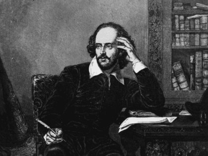 English playwright and poet William Shakespeare (1564 - 1616), circa 1600. Original Publication: People Disc - HO0058 (Photo by Hulton Archive/Getty Images)