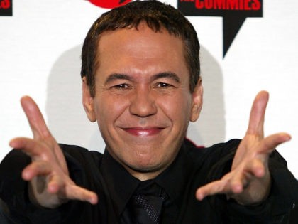 LOS ANGELES - NOVEMBER 22: Comedian Gilbert Gottfried poses in the pressroom during Comedy Central's First Ever Awards Show "The Commies" at Sony Pictures Studios in Culver City, California. "The Commies" will air December 7, 2003 at 9pm pst on Comedy Central. (Photo by Frederick M. Brown/Getty Images)