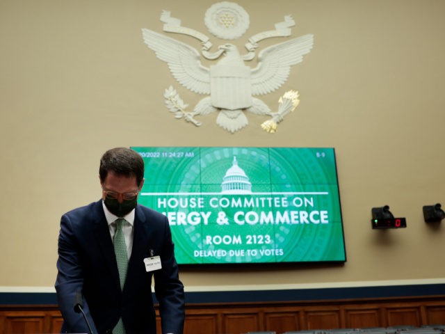 WASHINGTON, DC - JANUARY 20: Brian Brooks, CEO of Bitfury, arrives at a hearing with the House Energy and Commerce subcommittee on Oversight and Investigations in the Rayburn House Office Building January 20, 2022 in Washington, DC. The hearing was held for the subcommittee to hear from witnesses on the …