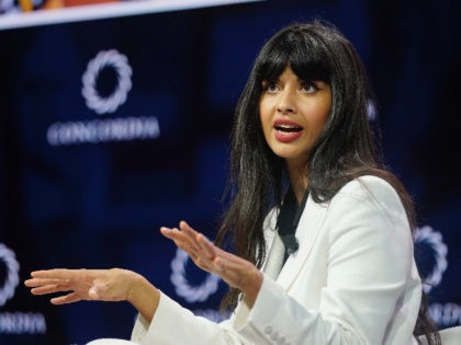 NEW YORK, NEW YORK - SEPTEMBER 24: Jameela Jamil, Activist & Founder, I Weigh, speaks onstage during the 2019 Concordia Annual Summit - Day 2 at Grand Hyatt New York on September 24, 2019 in New York City. (Photo by Riccardo Savi/Getty Images for Concordia Summit)