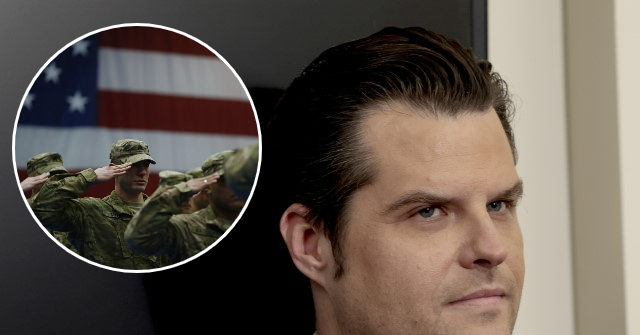 Gaetz Highlights Troops Fighting Biden's DOD Vaccine Mandate - Vimarsana News