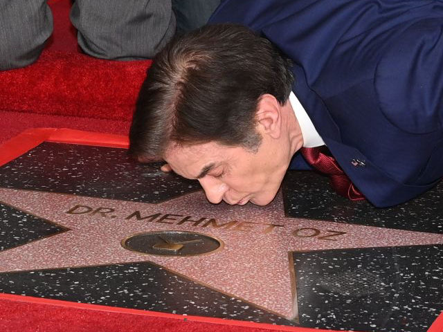 Dr. Mehmet Oz receives a star on the Hollywood Walk of Fame in Hollywood, California, February 11, 2022. (Photo by Robyn Beck / AFP) (Photo by ROBYN BECK/AFP via Getty Images)