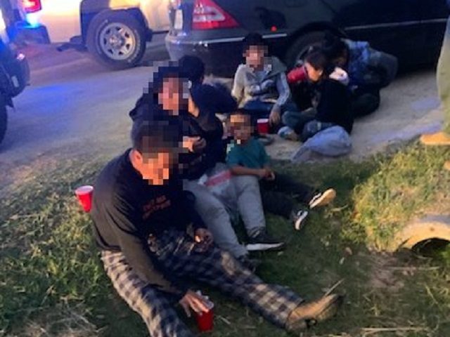 Texas DPS troopers and Border Patrol agents interdict a human smuggling attempt in South T