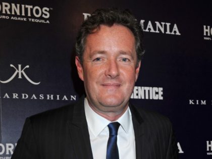 Piers Morgan arrives for the Perfumania party celebrating the appearance of Kim Kardashian on the reality show "The Apprentice", Wednesday, Nov.10, 2010, in New York.