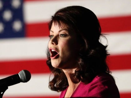 In this Nov.. 7, 2018 file photo, then Wisconsin Lt. Gov. Rebecca Kleefisch speaks at an election night event in Pewaukee, Wis. Republican Rebecca Kleefisch, who spent eight years as lieutenant governor under Scott Walker, has launched her campaign for governor Thursday, Sept. 9, 2021. (AP Photo/Morry Gash, File)