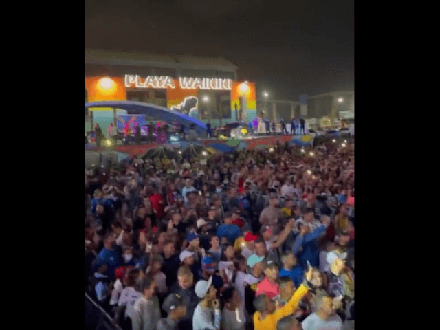 DracuFest 2022 in Puerto Cabello, in the state of Carababo, Venezuela. Video from Twitter