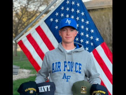Noble Rasmussen, Omaha, Nebraska, high school senior, accepted to all five U.S. Military Academies.