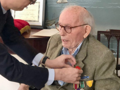 WWII Veteran Honored by France