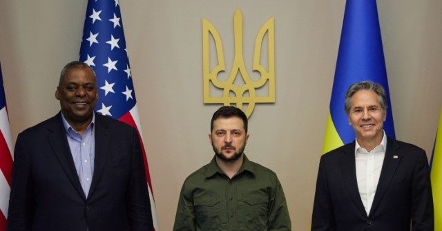 State, Defense Secretaries Visit Ukraine, Pledge $713M in Military Aid