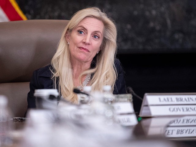 Federal Reserve Governor Lael Brainard attends a "Fed Listens" event at the Fede