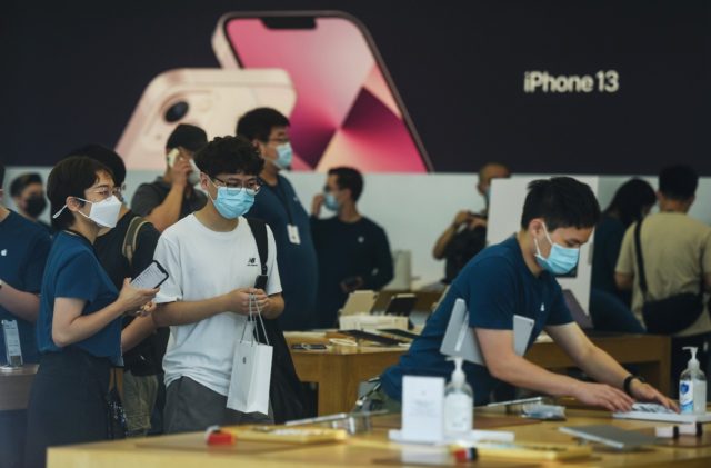 Key iPhone maker Pegatron has halted operations at two subsidiaries in the Chinese cities