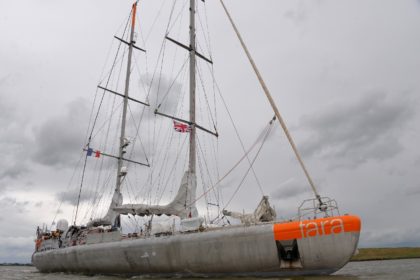 The Tara research vessel left its homeport of Lorient in France in December 2020 to embark