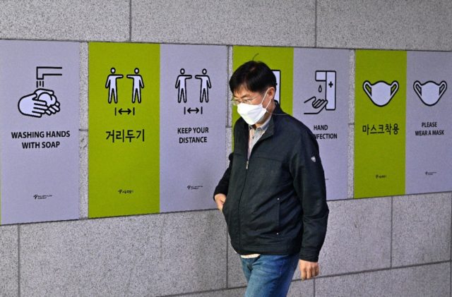 South Koreans will no longer be required to wear masks outdoors from Monday
