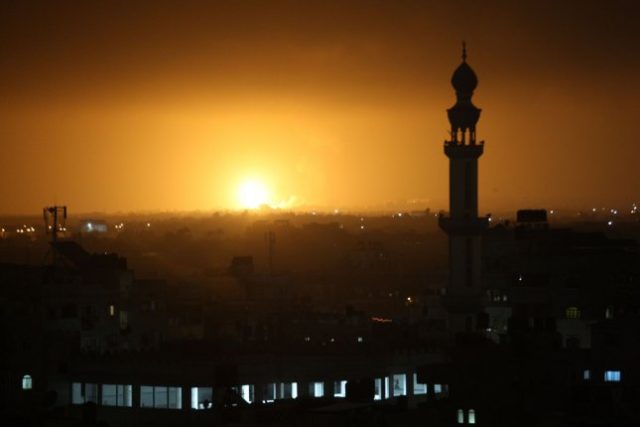 Israel launches retaliatory airstrike into Gaza