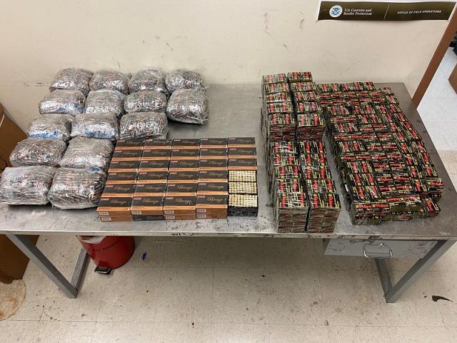 CBP officers seize 16,000 rounds of rifle and pistol ammunition at a South Texas border cr