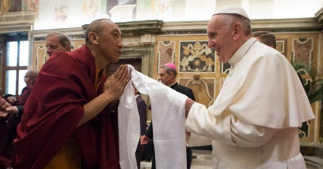 Pope Francis: Jesus and Buddha are non-violent