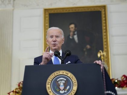 Joe Biden gives press briefing Dec. 21, 2021