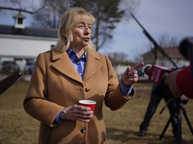 FILE - Gov. Janet Mills attends an event at the Blaine House, Friday, March 11, 2022, in Augusta, Maine. Rebates or cash payments are being proposed in California, New Mexico, Pennsylvania and elsewhere as states are flush with cash and Americans are facing the highest inflation in four decades.(AP Photo/Robert F. Bukaty, File)