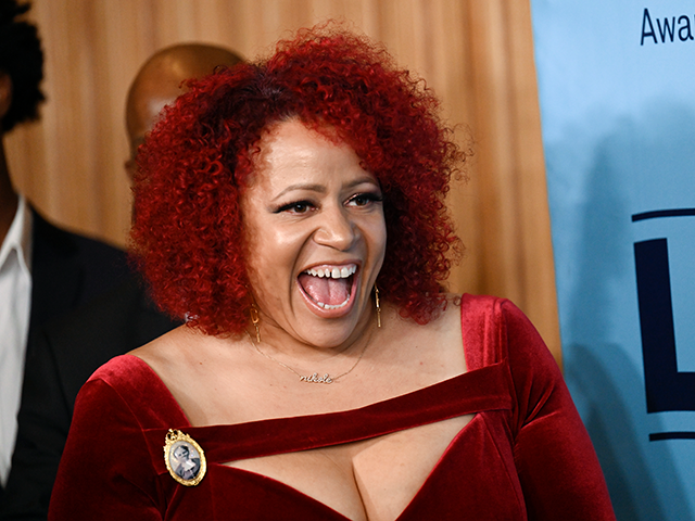 Nikole Hannah-Jones attends the Legal Defense Fund's 34th National Equal Justice Awards Dinner at Jazz At Lincoln Center on Tuesday, May 10, 2022, in New York. (Photo by Evan Agostini/Invision/AP)