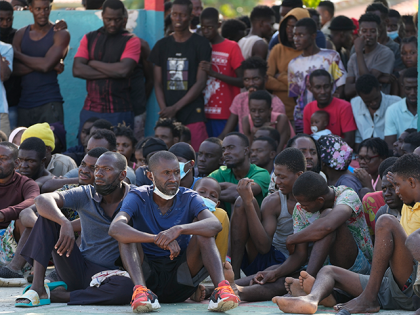 Haitian migrants wait to be processed and receive medical attention at a tourist campground in Sierra Morena, in the Villa Clara province of Cuba, Wednesday, May 25, 2022. A vessel carrying more than 800 Haitians trying to reach the United States wound up instead on the coast of central Cuba, …