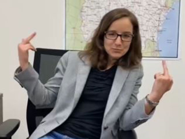 Watch: Stacey Abrams' TikTok Debut Features Campaign Manager Flipping the Bird - Vimarsana News