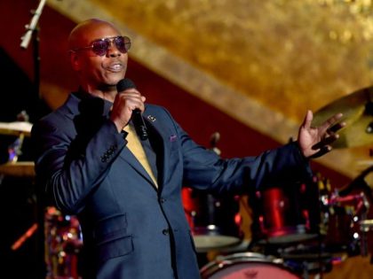 LOS ANGELES, CA - SEPTEMBER 25: Dave Chappelle speaks onstage at Q85: A Musical Celebration for Quincy Jones at the Microsoft Theatre on September 25, 2018 in Los Angeles, California. (Photo by Kevin Winter/Getty Images)