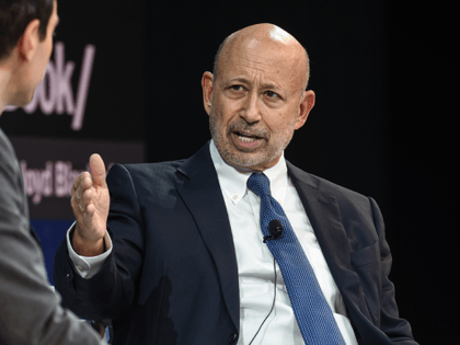 Lloyd Blankfein, Senior Chairman, The Goldman Sachs Group, Inc. speaks at the New York Times DealBook conference on November 1, 2018 in New York City. (Photo by Stephanie Keith/Getty Images)