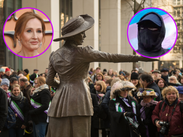 Wrong Side of History: J.K. Rowling Blasts Pro-Trans Antifa After Feminist Attacked at Suffragette Statue