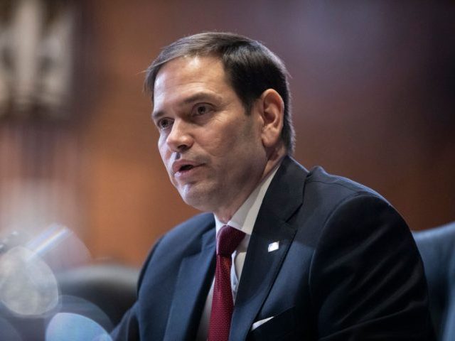 WASHINGTON, DC - MAY 17: Sen. Marco Rubio (R-FL) speaks during a Senate Appropriations Sub