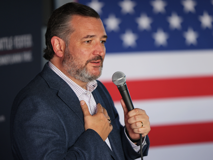 U.S. Sen. Ted Cruz (R-TX) speaks at a campaign event for fellow Republican, senate candidate Dave M