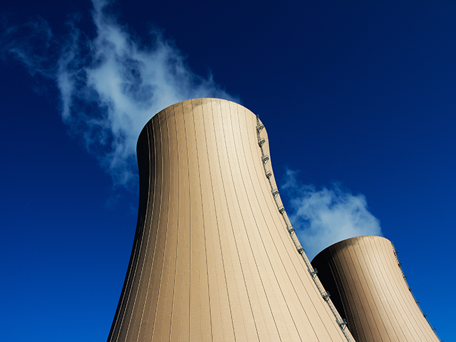 Cooling towers of nuclear power plant