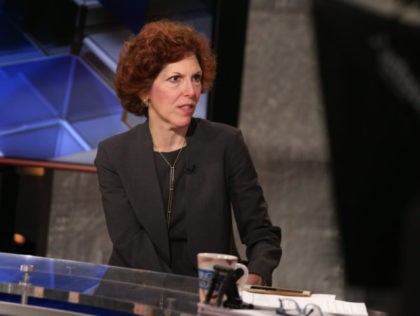 NEW YORK, NY - APRIL 1: Cleveland Federal Reserve President Loretta Mester (L) talks with host Maria Bartiromo during a segment of 'Mornings with Maria' on The Fox Business Network on April 1, 2016 in New York. (Photo by Rob Kim/Getty Images)