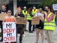 Watch: Pro-Abortion Protesters Call for ‘Mandatory Vasectomies’ Outside Samuel Alito Event