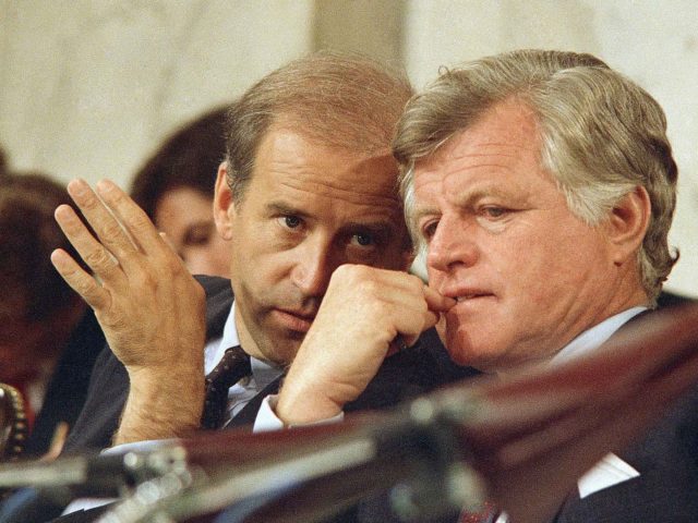 Joe Biden and Ted Kennedy (John Duricka / Associated Press)