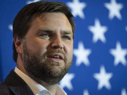 J.D. Vance, a Republican candidate for U.S. Senate in Ohio, speaks at a campaign rally on