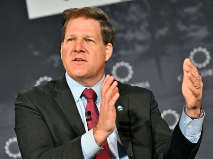 LEXINGTON, KENTUCKY - APRIL 07: Chris Sununu, Governor, State of New Hampshire speaks onstage during the 2022 Concordia Lexington Summit - Day 1 at Lexington Marriott City Center on April 07, 2022 in Lexington, Kentucky. (Photo by Jon Cherry/Getty Images for Concordia )