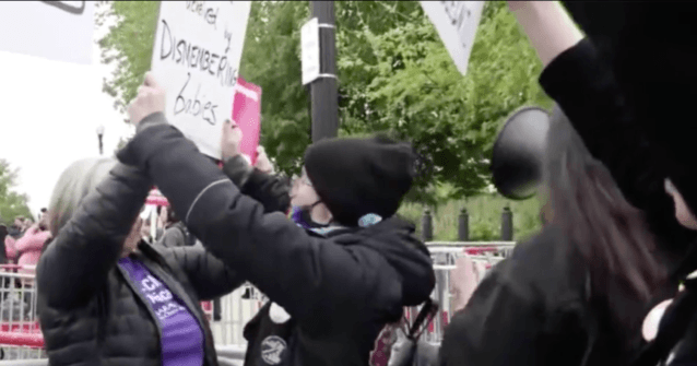 Watch Live: Mother's Day Protest – Pro-Life, Pro-Abortion Activists Clash Outside SCOTUS