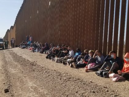 Border Patrol agents from Lukeville, Arizona, apprehended a group of 68 migrants who crossed illegally from Mexico. (U.S. Border Patrol/Tucson Sector)