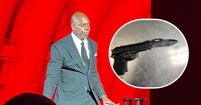 LAPD Reveal Replica Knife-Handgun Dave Chappelle Attacker Brandished