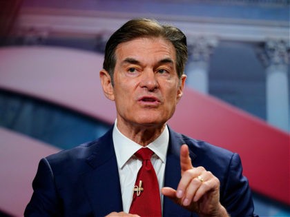 FILE - Mehmet Oz takes part in a forum for Republican candidates for U.S. Senate in Pennsylvania at the Pennsylvania Leadership Conference in Camp Hill, Pa., April 2, 2022. Millionaire candidates and billionaire investors are harnessing their considerable personal wealth to try to win competitive Republican primaries for open U.S. …