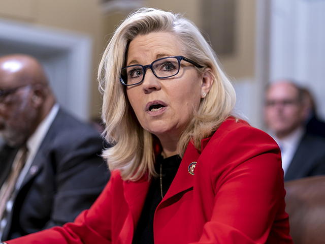 Vice Chair Liz Cheney, R-Wyo. at the Capitol in Washington, Monday, April 4, 2022. Cheney raised almost $3 million in campaign contributions over the first three months of the midterm election year, her campaign said Monday, April 11, 2022. (AP Photo/J. Scott Applewhite, File)