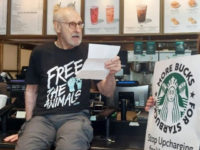 James Cromwell Glues Hand to Starbucks Counter for Animal Rights