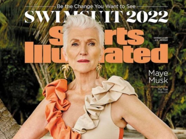 Maye Musk graces the cover of the 2022 Sports Illustrated Swimsuit issue, which is on news