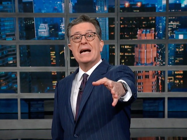 File/Stephen Colbert defended his staffers after their arrest by saying they were guilty of “first-degree puppetry.” (Getty)