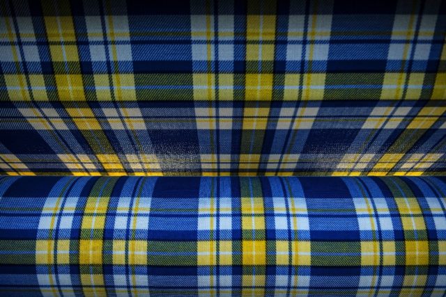 The Great Scot textile company decided to make a Ukrainian tartan and donate some of the p