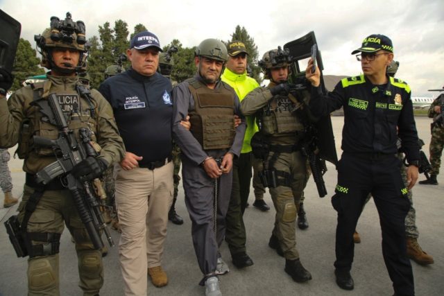 Colombian drug lord and former head of the Gulf Clan, 'Otoniel' Usuga was extradited to th