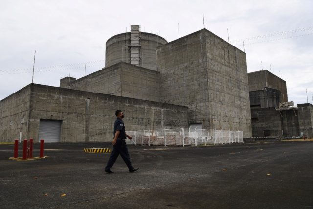 The mothballed Bataan nuclear power plant built near an earthquake fault line and volcanoe