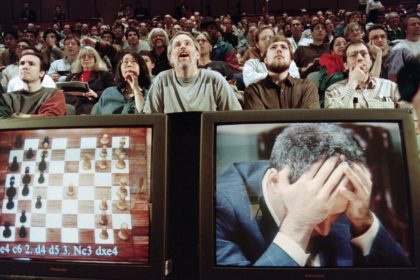 The chess world was shocked at Garry Kasparov's defeat in New York in 1997