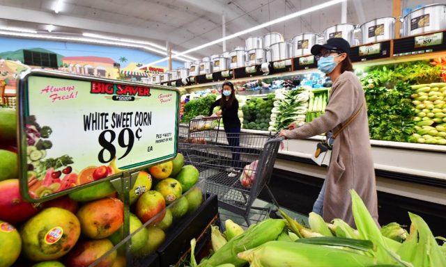 US consumer price inflation slowed slightly last month, jumping 8.3 percent compared to Ap