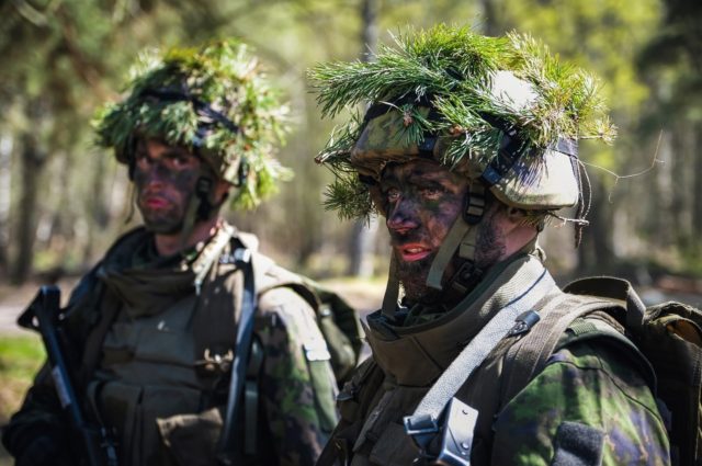 Finland bases its defence on compulsory military service